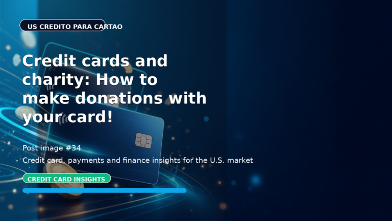 Credit cards and charity: How to make donations with your card!
