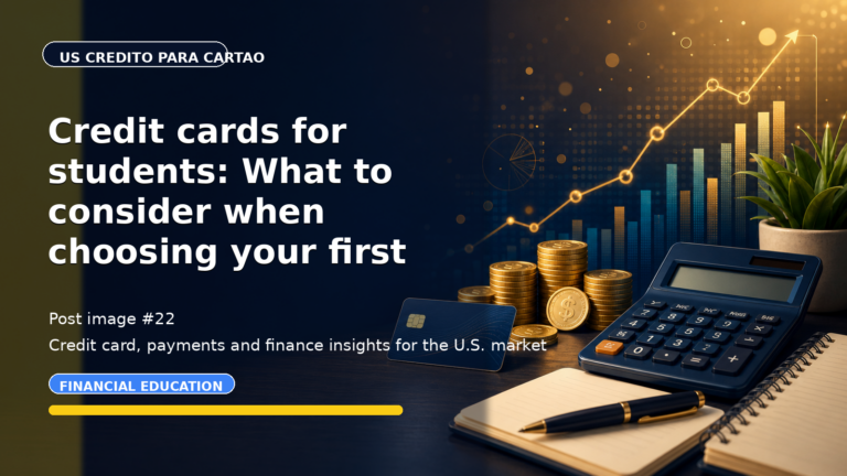 Credit cards for students: What to consider when choosing your first card in the USA!