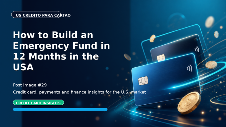 How to Build an Emergency Fund in 12 Months in the USA