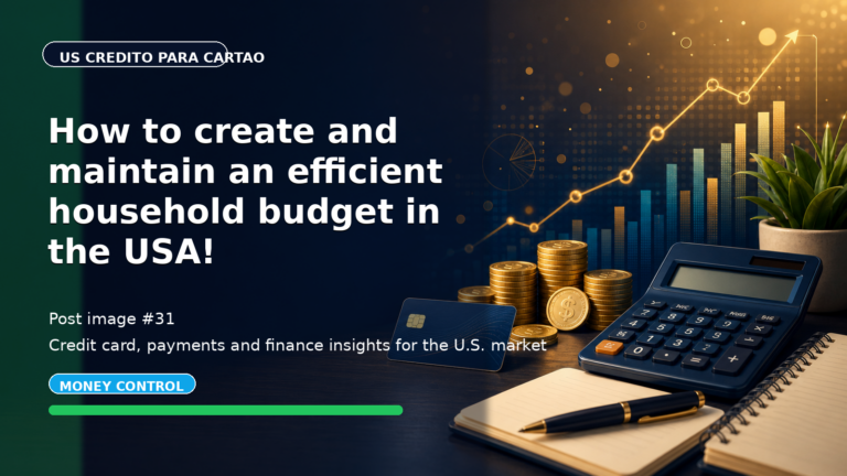 How to create and maintain an efficient household budget in the USA!