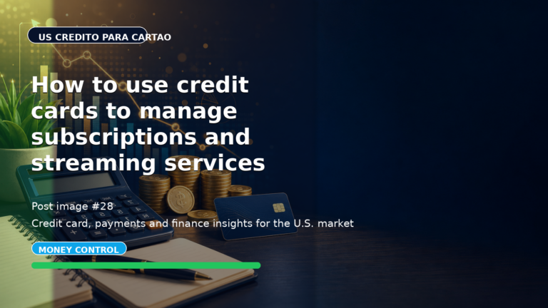 How to use credit cards to manage subscriptions and streaming services in the USA!
