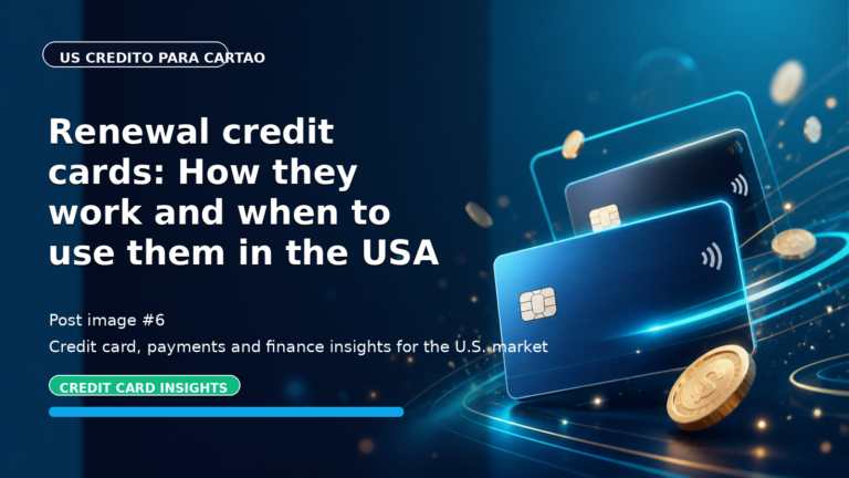 Renewal credit cards: How they work and when to use them in the USA
