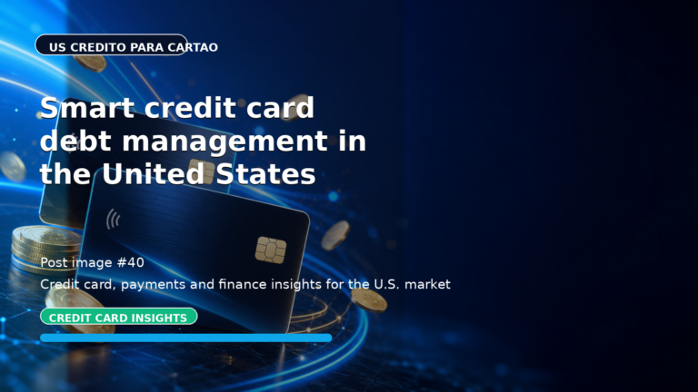 Smart credit card debt management in the United States