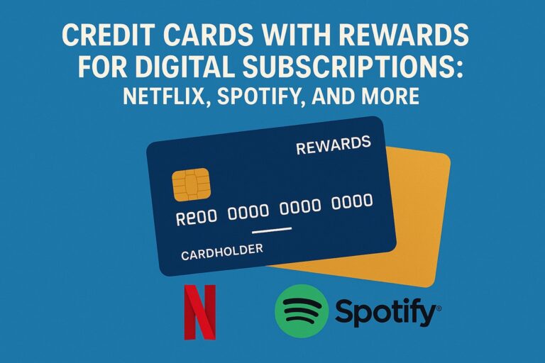 Credit Cards with Rewards for Digital Subscriptions: Netflix, Spotify, and More in the U.S.