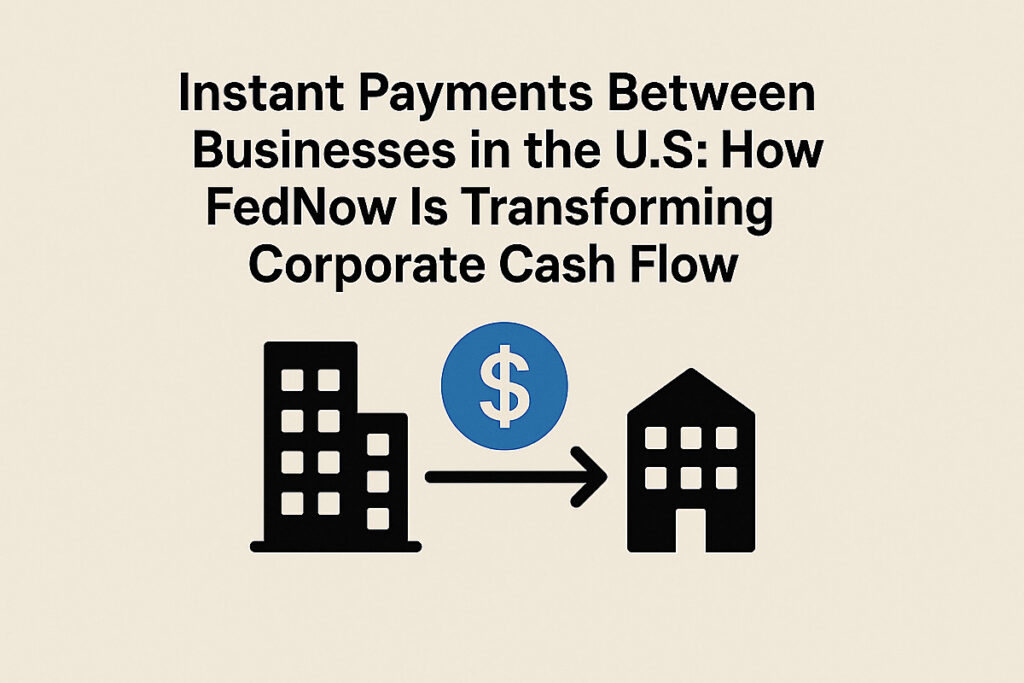 Instant Payments Between Businesses in the U.S.: How FedNow Is Transforming Corporate Cash Flow