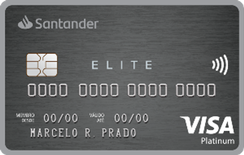 Principais informações sobre o cartão de crédito Santander Elite Platinum