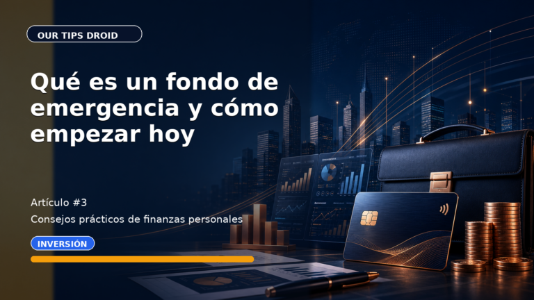 Qué es un fondo de emergencia y cómo empezar hoy
